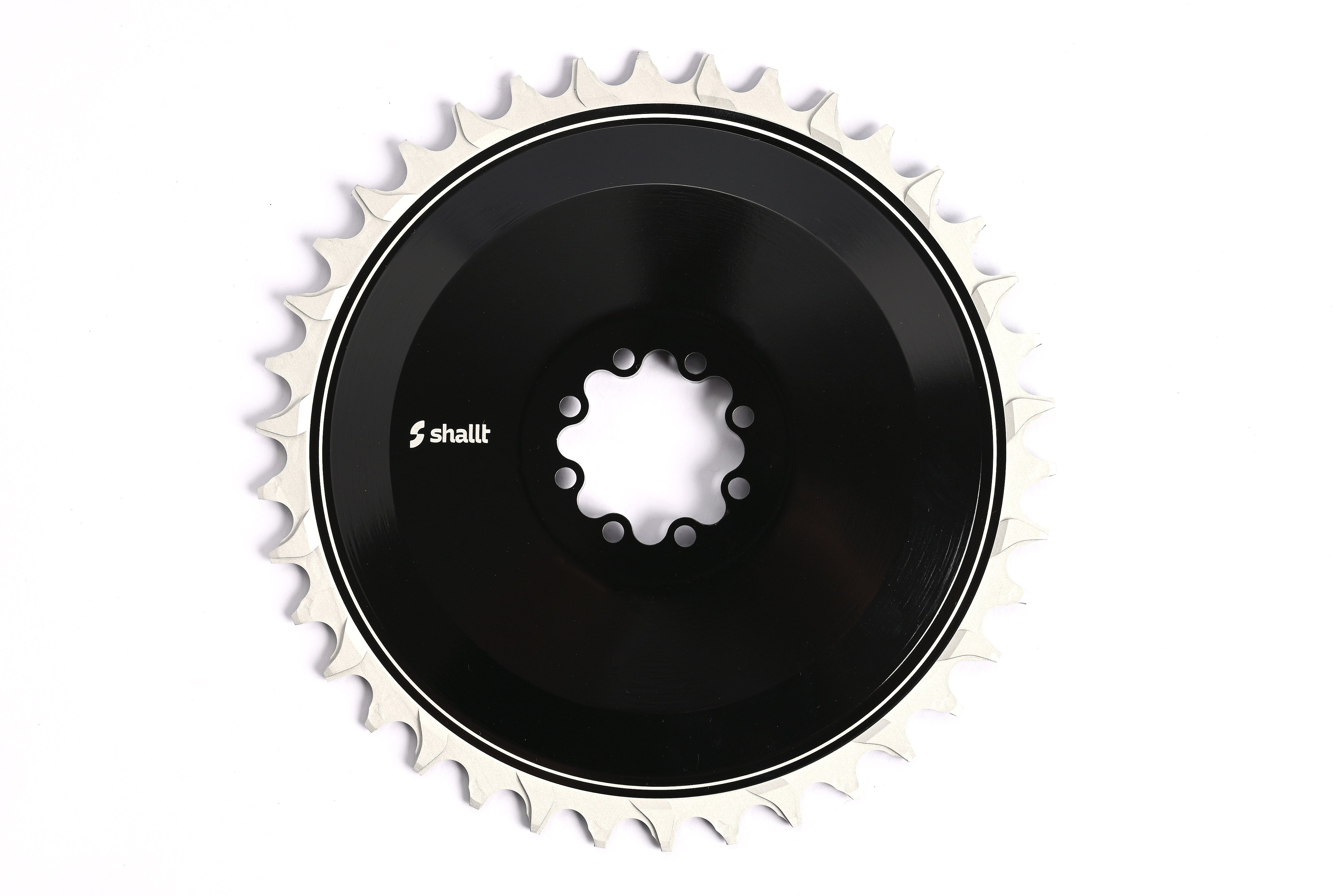 Plateau Shallt Direct 8-bolt 3mm Aero 38T Noir (Compatible SRAM 8-boulons)