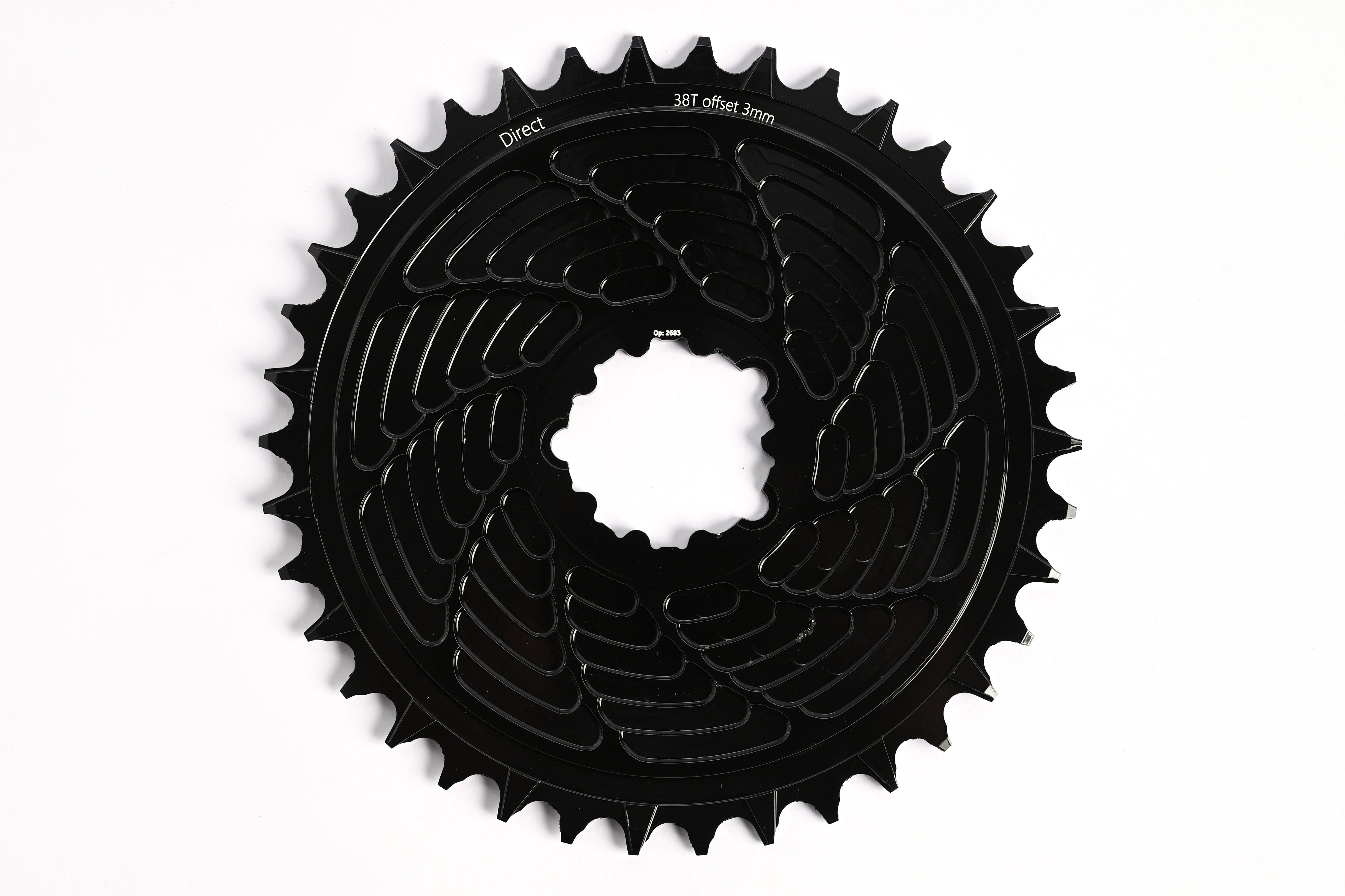 Plateau Shallt Direct 3mm Aero 38T Noir (Compatible SRAM 3-boulons)