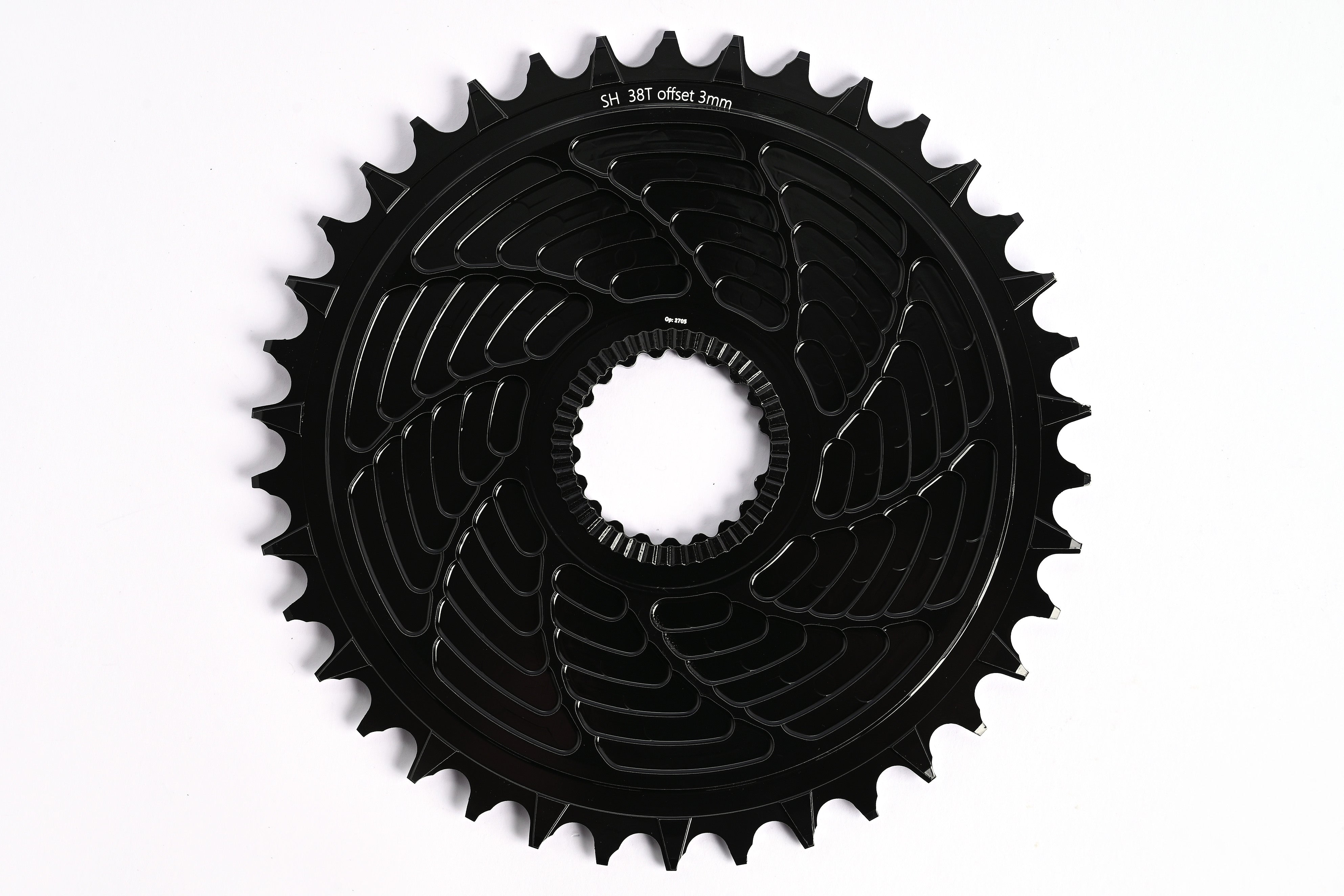 Plateau Shallt Direct SH 3mm Aero 38T Noir (Compatible Shimano)