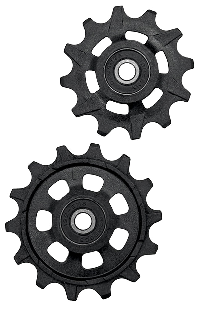 Kit galets de dérailleur Shall SRAM 12 vitesses (avec caches-poussière)